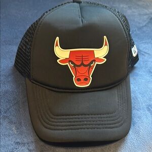 Black Mesh Cap with Red Bull Logo